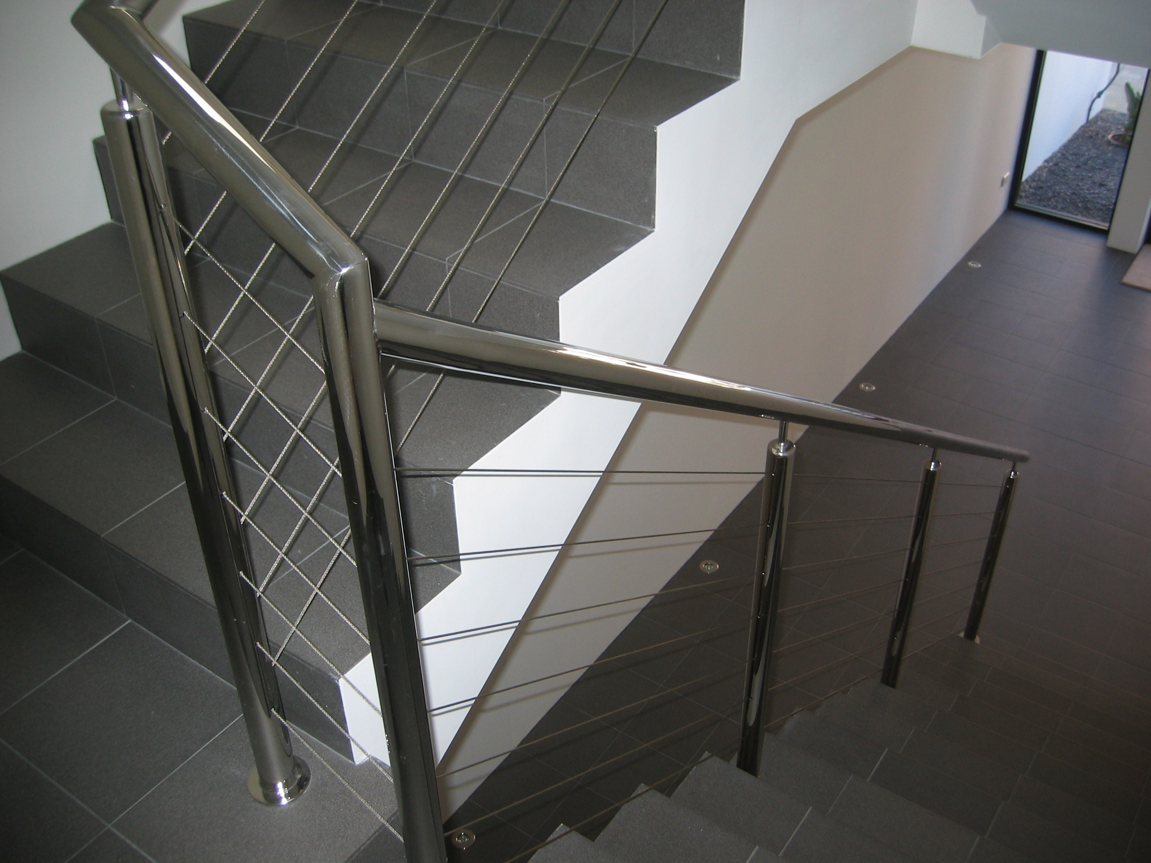 Stainless steel stair balustrade Perth