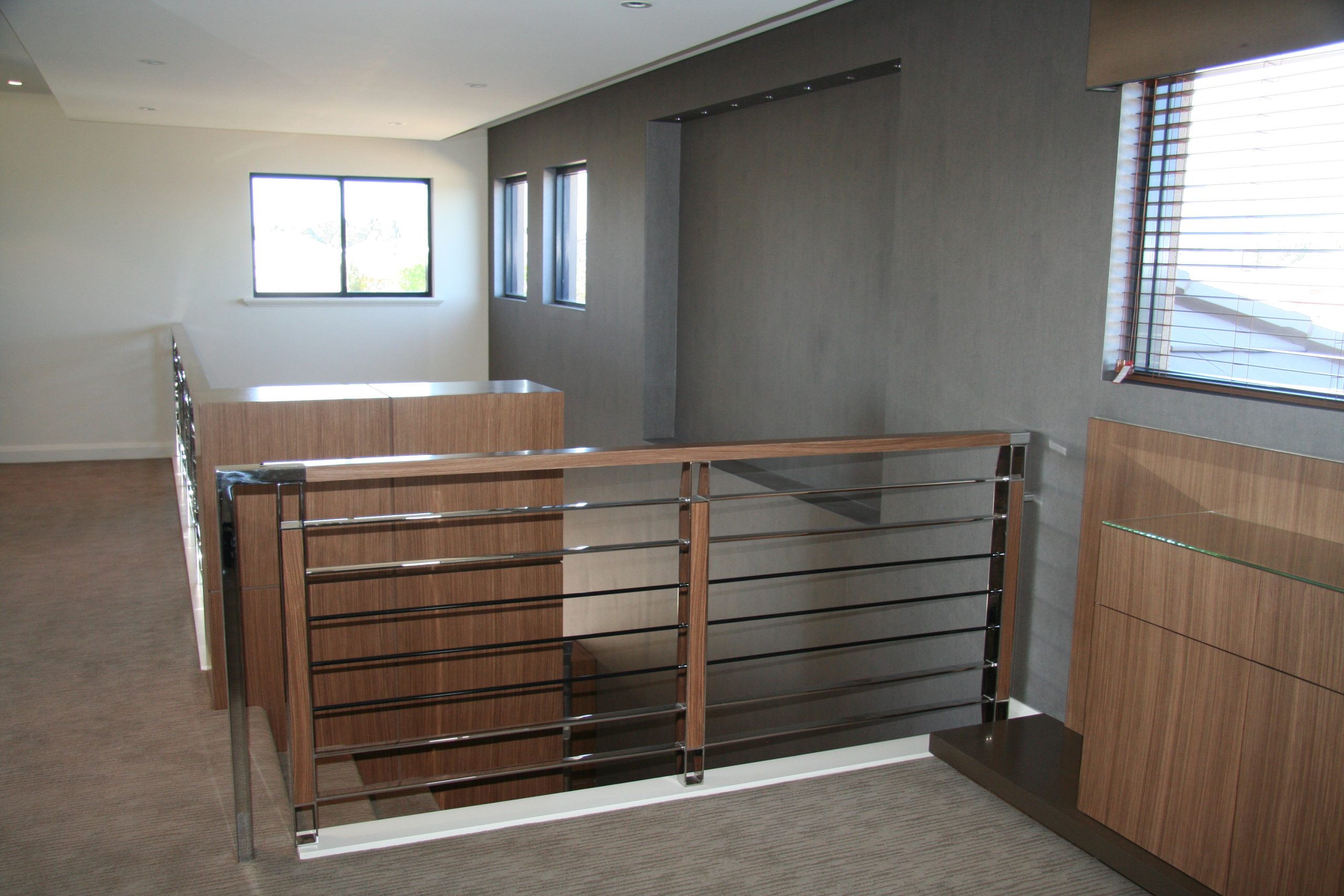 Stainless steel balustrade and handrail Perth