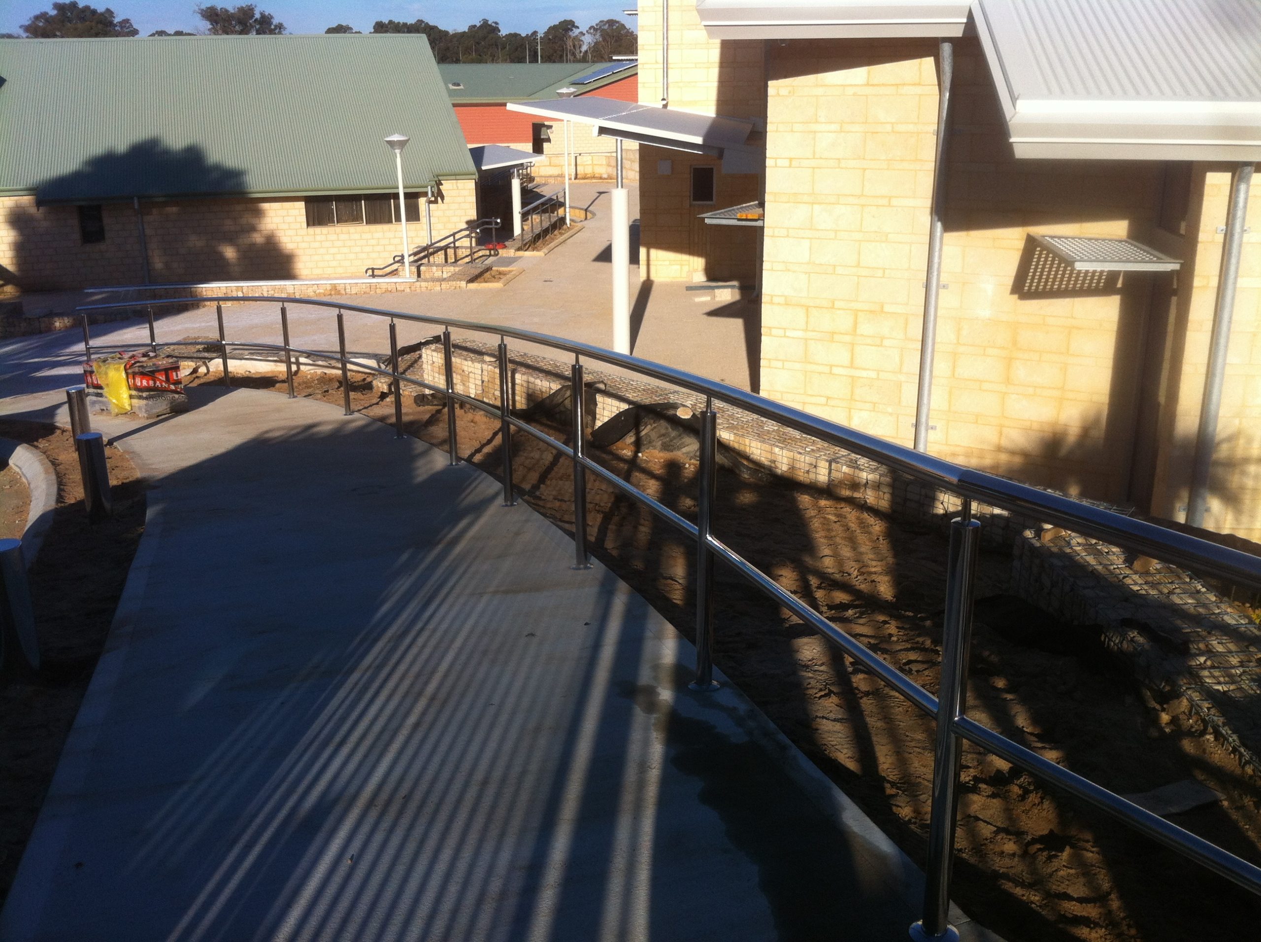Custom stainless steel balustrade Perth