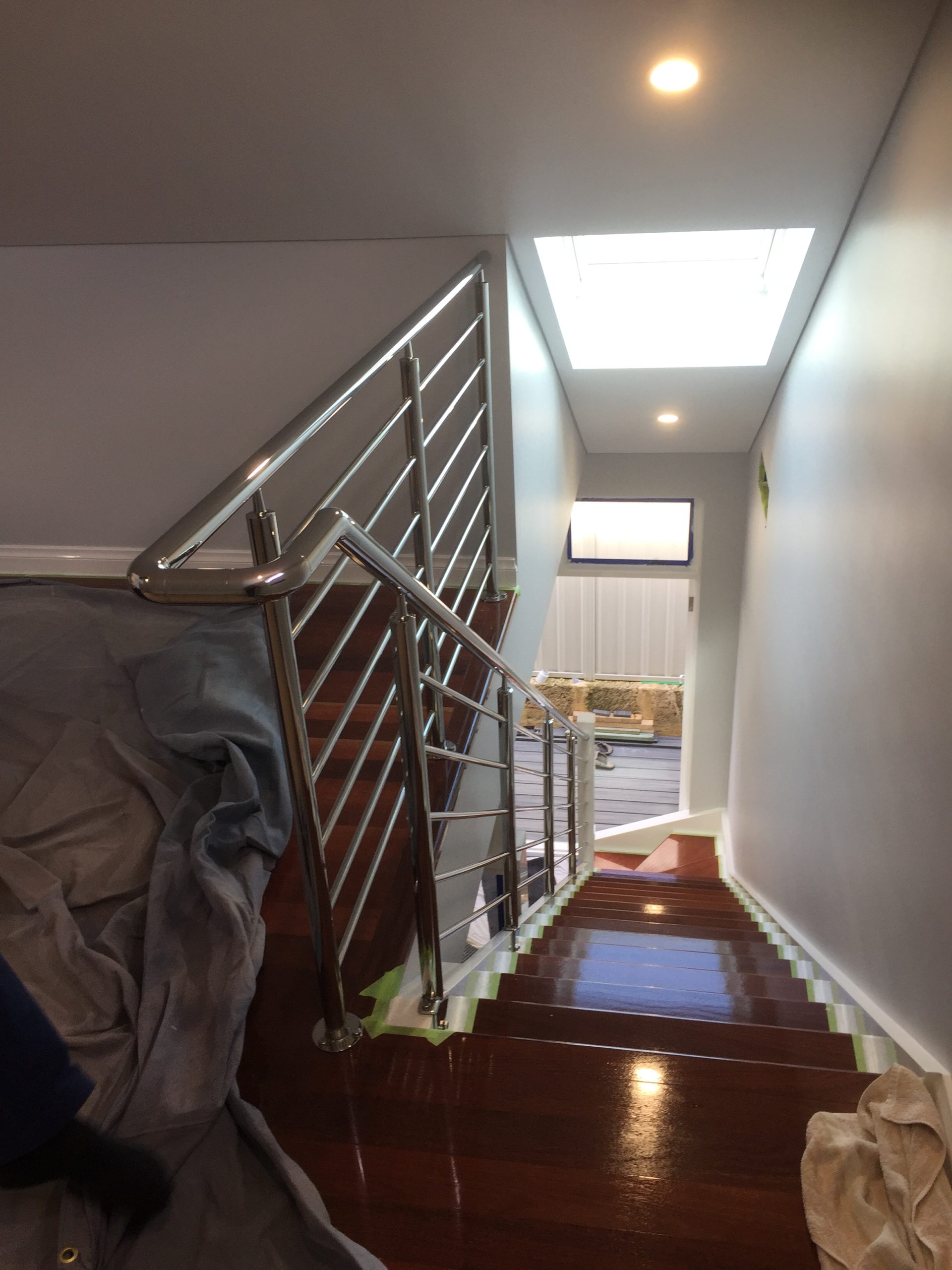 Stainless steel balustrade installation Perth
