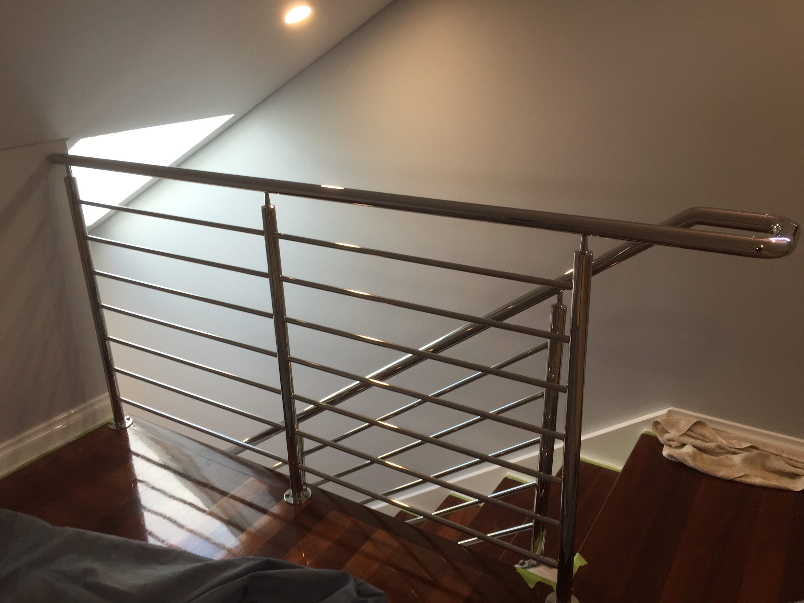 Stainless steel balustrade installation Perth