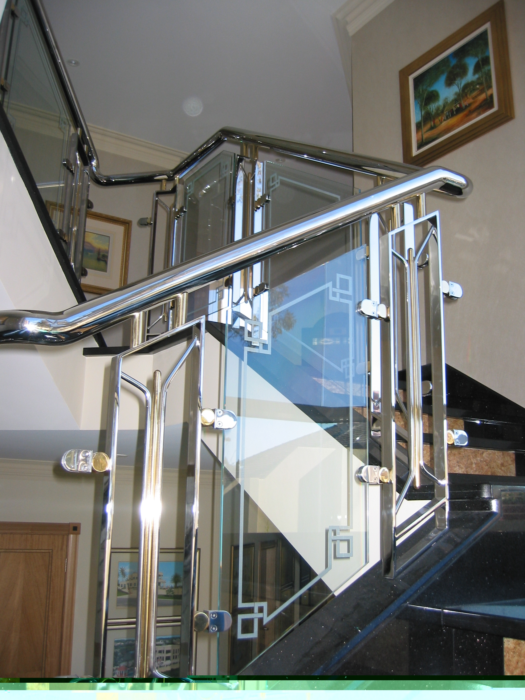 Stainless steel stair balustrade Perth